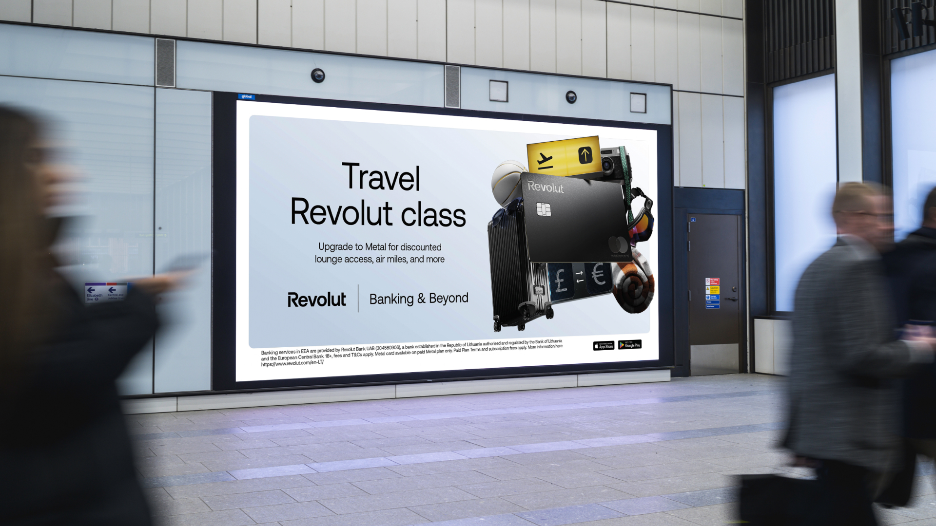 A 48 sheet poster of the travel product level ooh